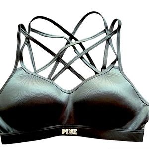 PINK Victoria’s Secret Ultimate Black Bra Wireless Size Medium